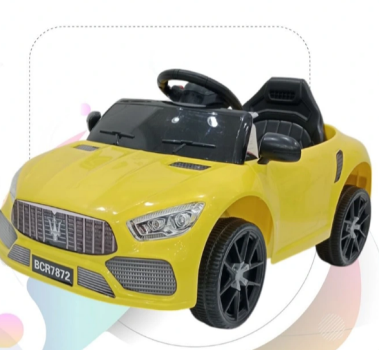 صورة سيارة اطفال صغيره صفراء